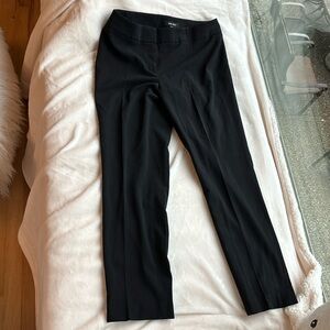 Black Nine West straight leg trousers with pleats